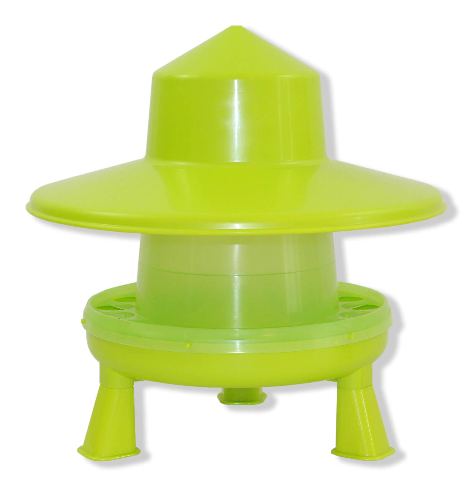 Poultry Feeder with Rain Protection and Stand Legs, 4kg