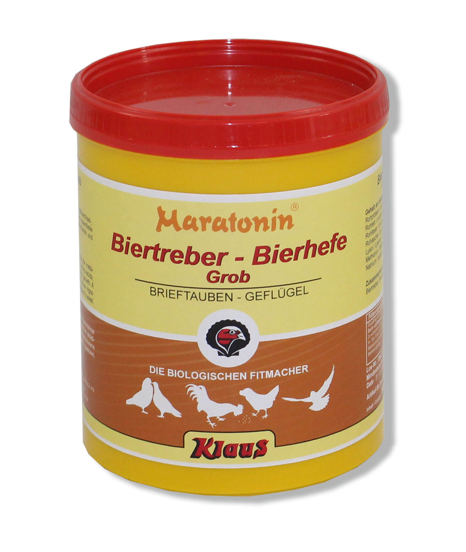 Klaus Maratonin Biertreber-Bierhefe - grob - (500g)