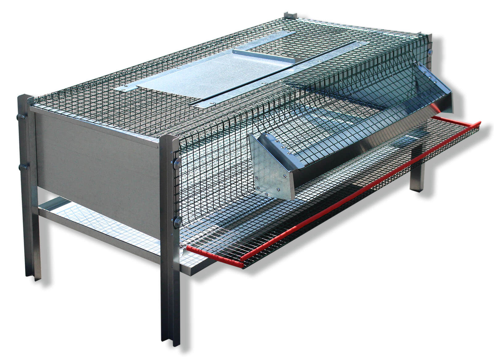 Wachtelkäfig aus Metall (Legewachtelbox oder Mastwachtelbox)