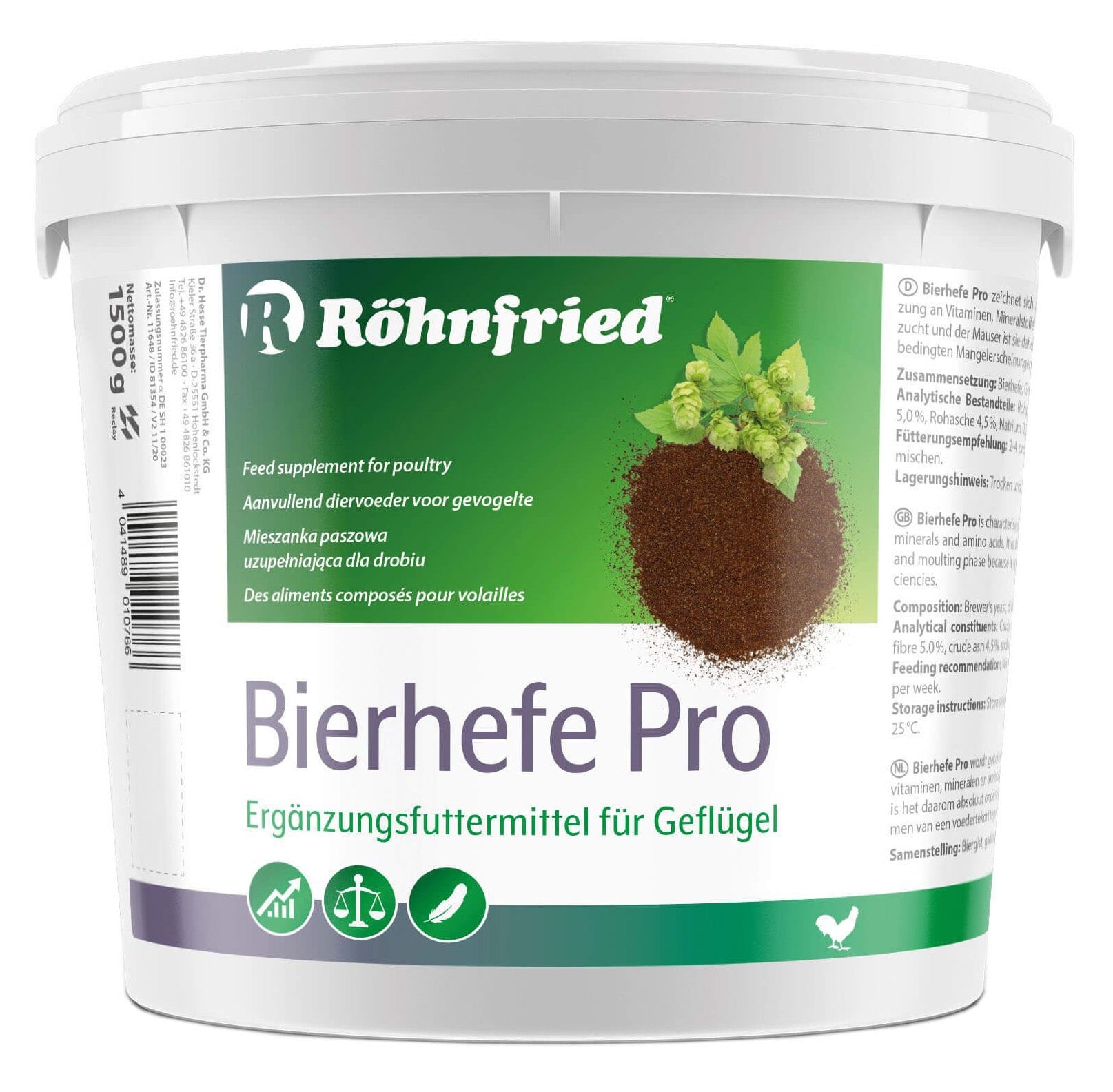 Röhnfried Bierhefe Pro (1500g)