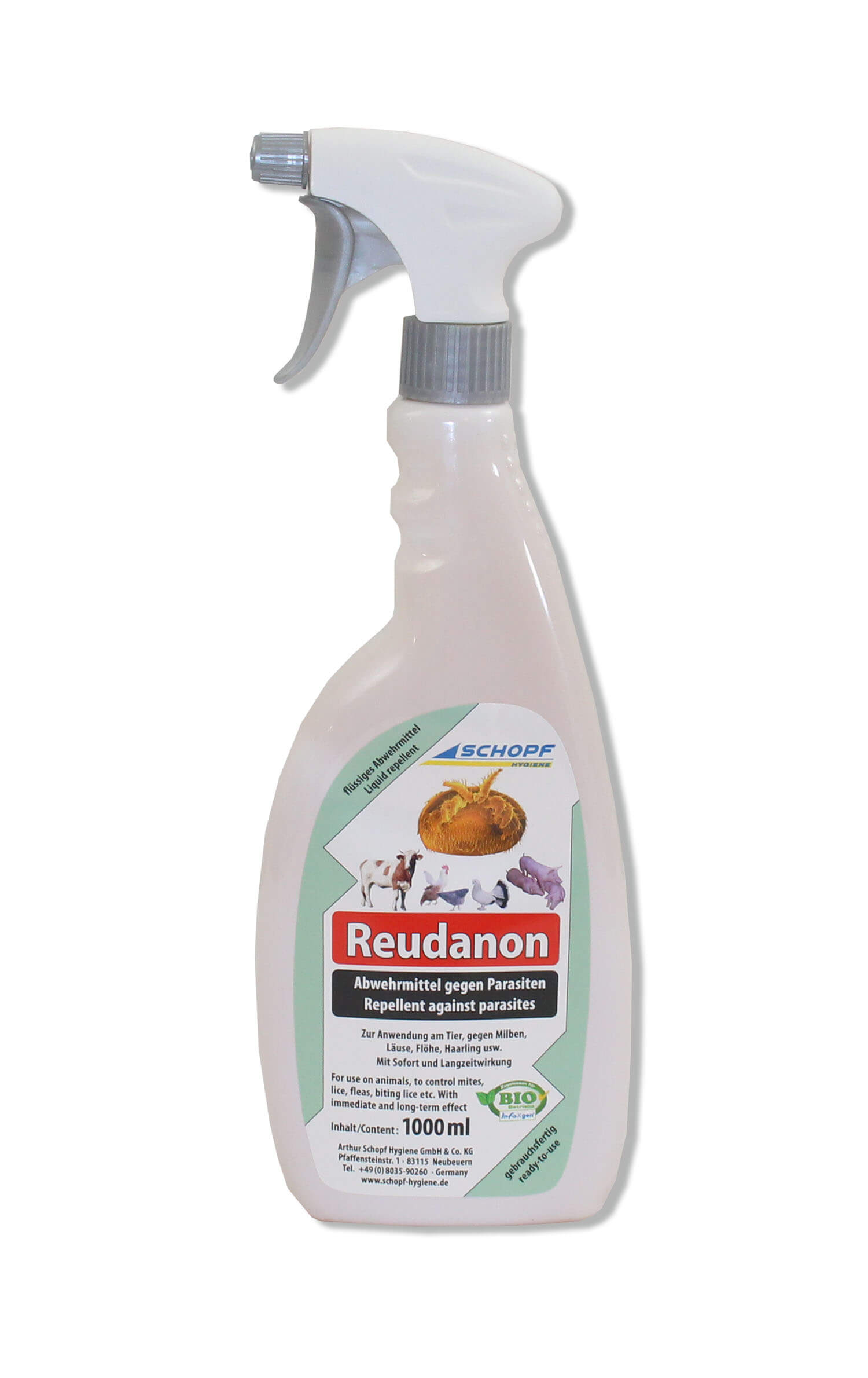 Reudanon - zur Behandlung direkt am Tier (1l) *INSEKTIZID* = nur tel. bestellbar