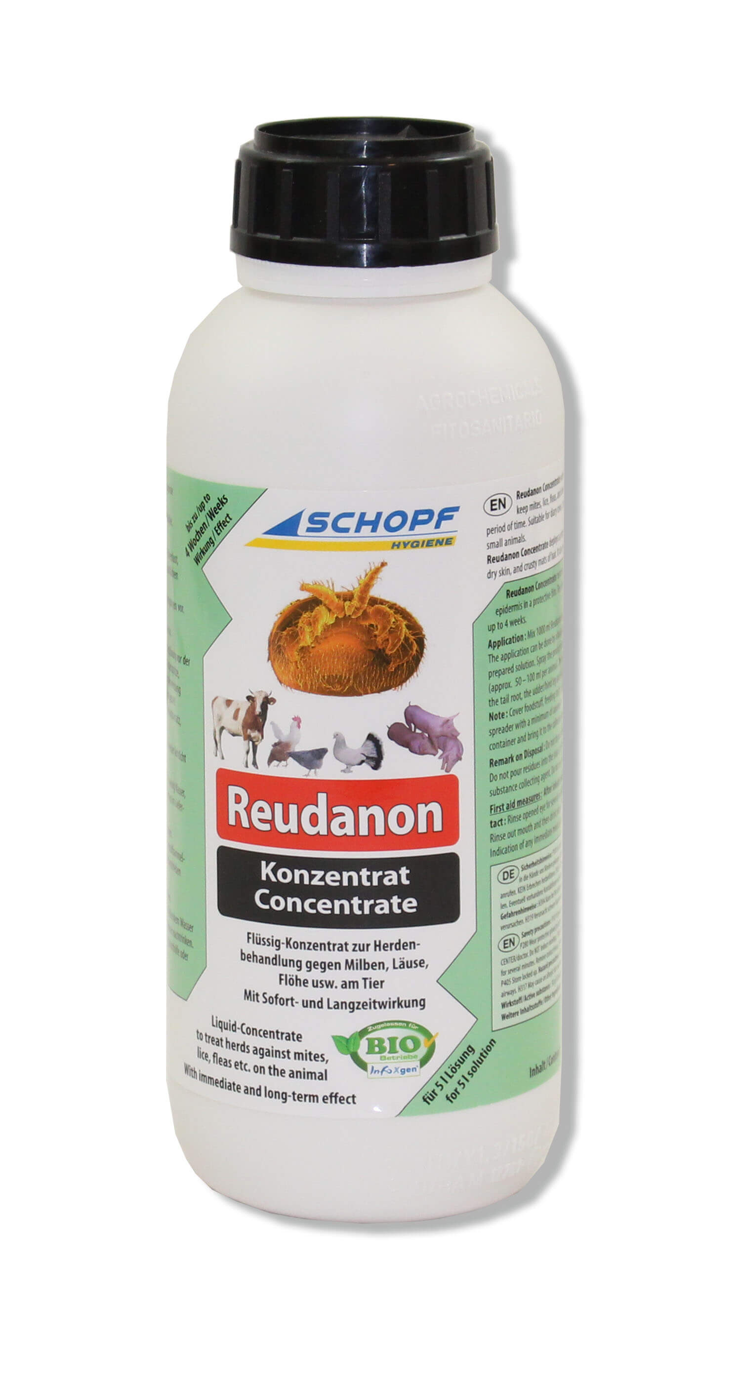Reudanon - zur Behandlung direkt am Tier (1l) *INSEKTIZID* = nur tel. bestellbar