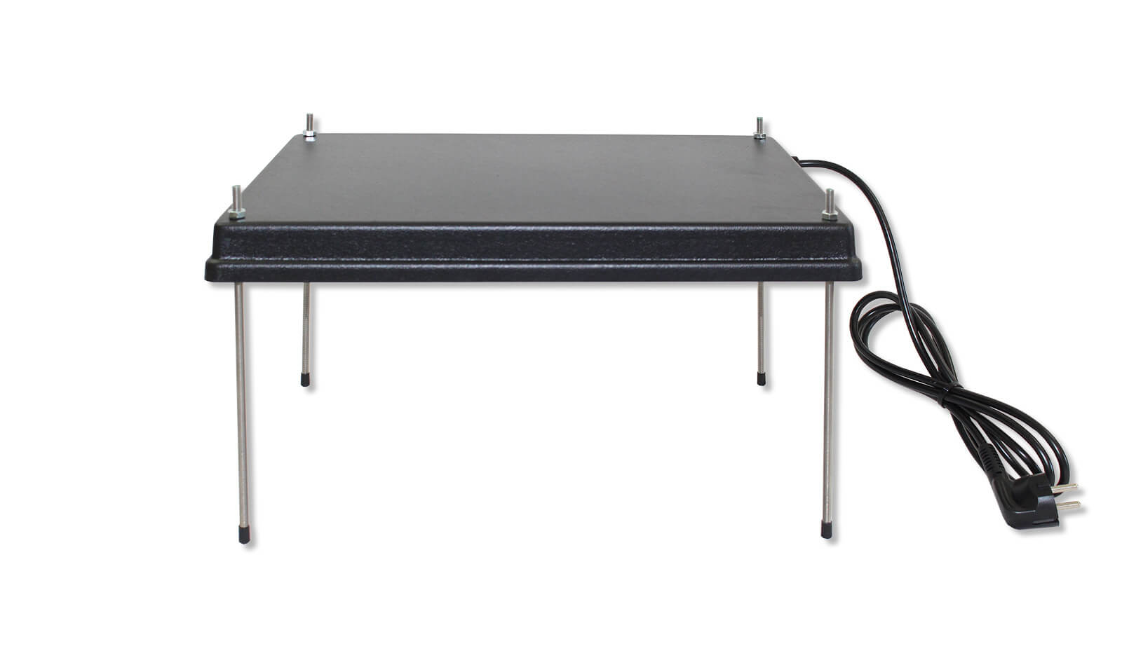 HEKA-Wärmeplatte für 30-35 Küken, 31cm x 41cm - optional mit Thermostat ---BLACK EDITION---