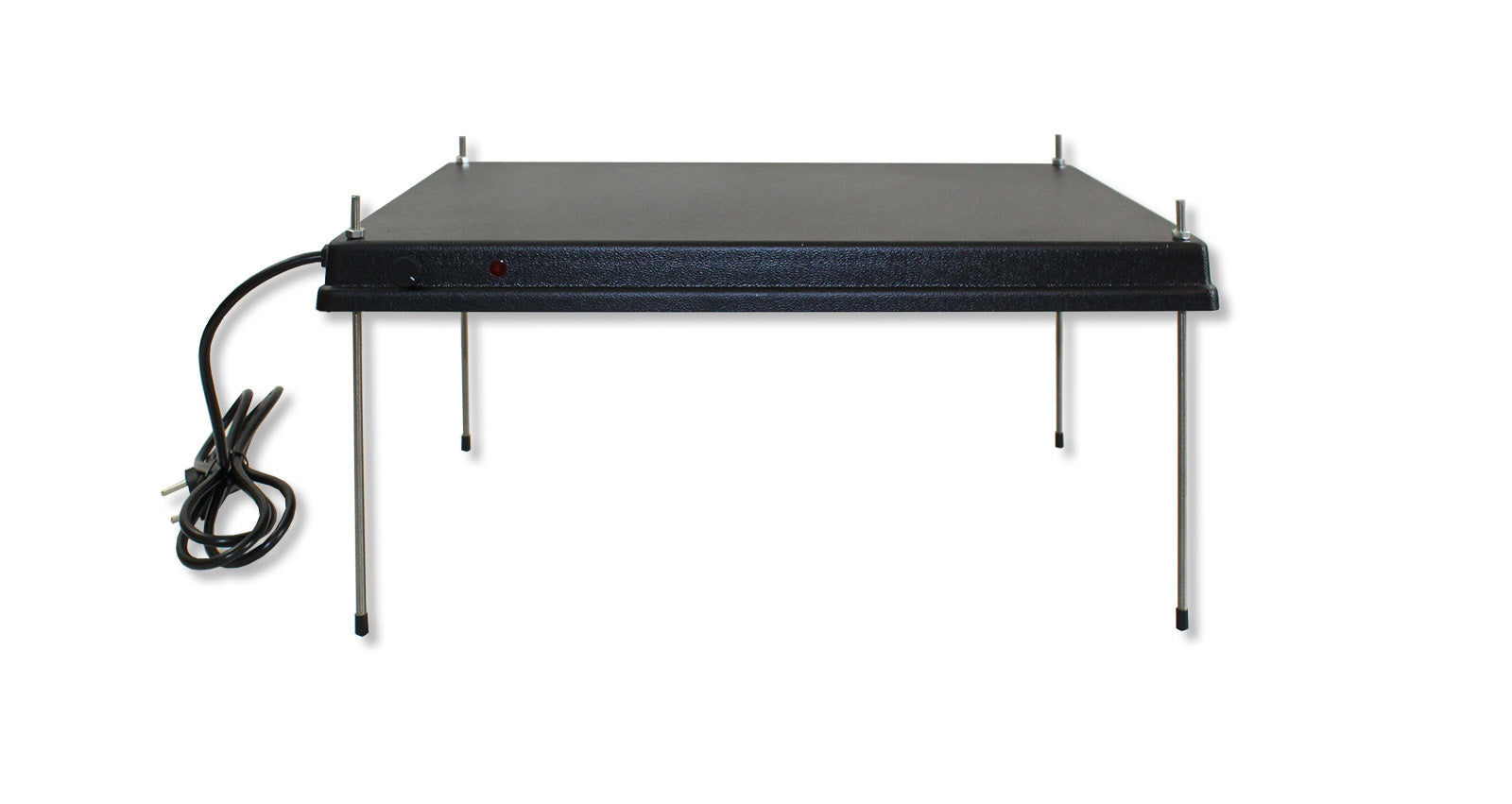 HEKA Warm Plate for 50-60 Chicks, 41cm x 51cm - optional with Thermostat ---BLACK EDITION---