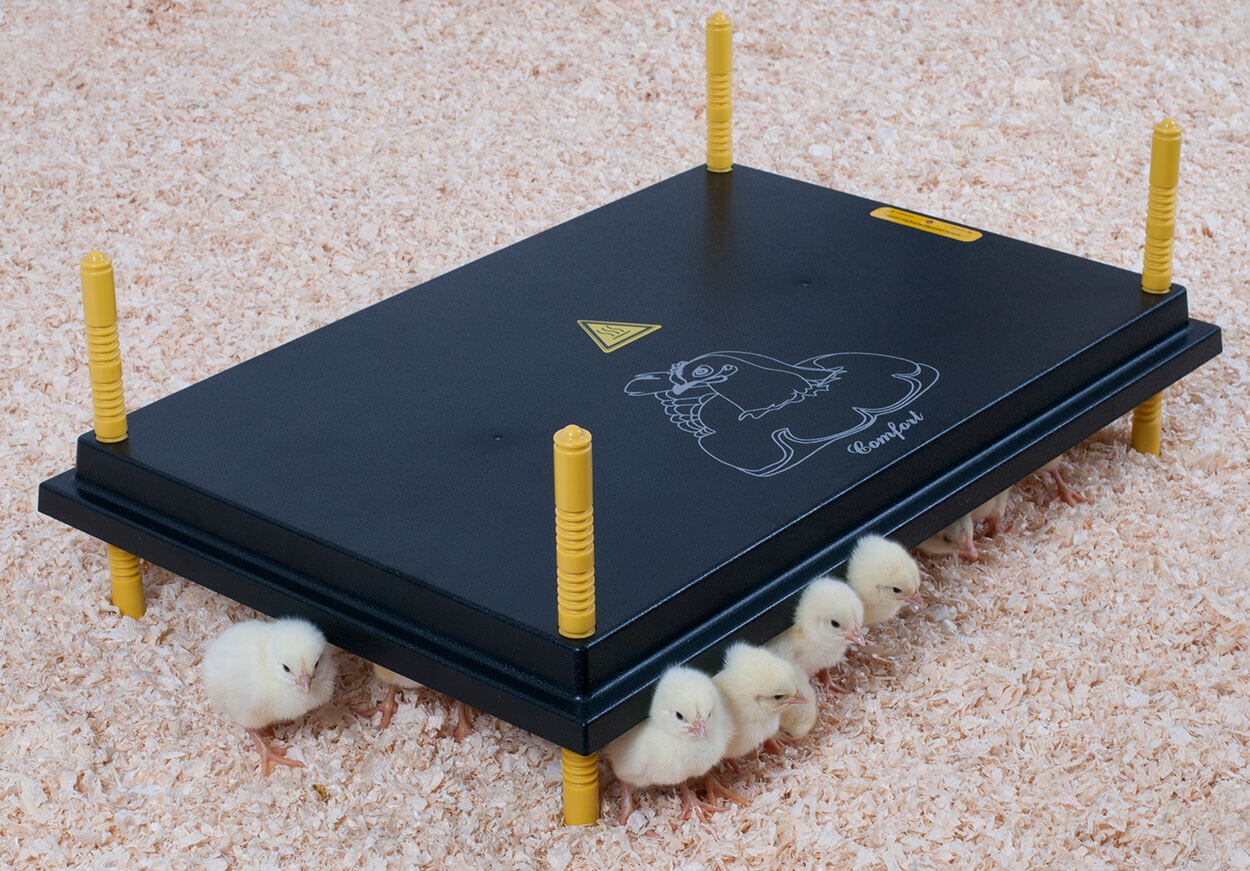 Kontakt-Wärmeplatte für ca. 60 Küken, 60cm x 40cm