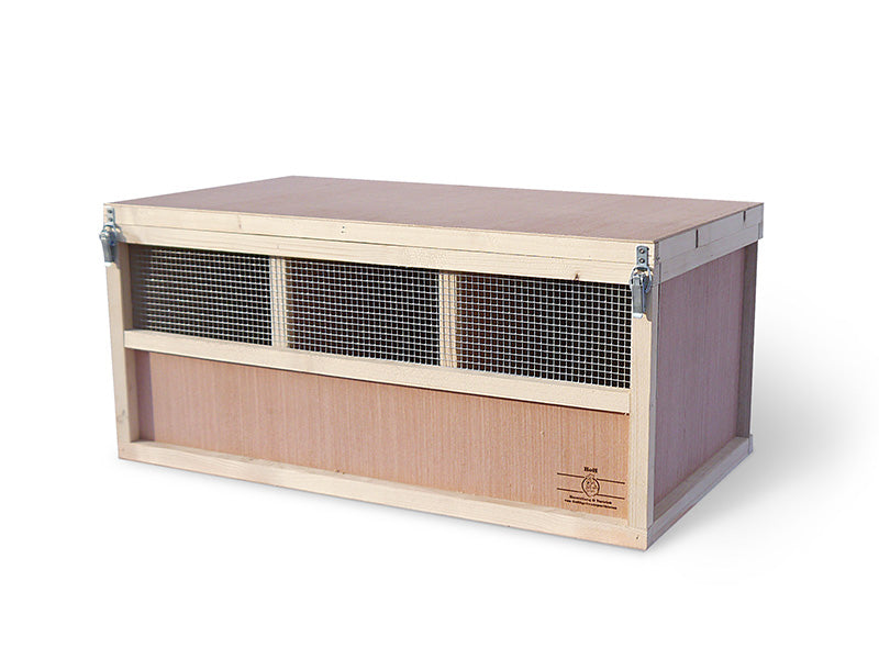 Carrier Boxes for Poultry - for Shows - 34cm high - 2-8 Compartments