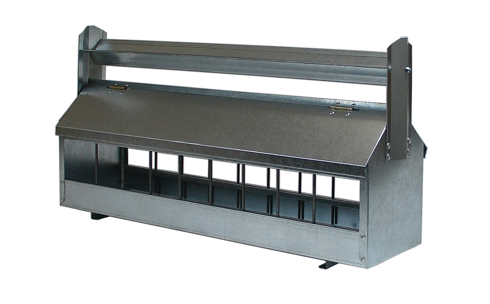 Pullet- & Layer-Trough with Lid and Roll Bar, 60cm