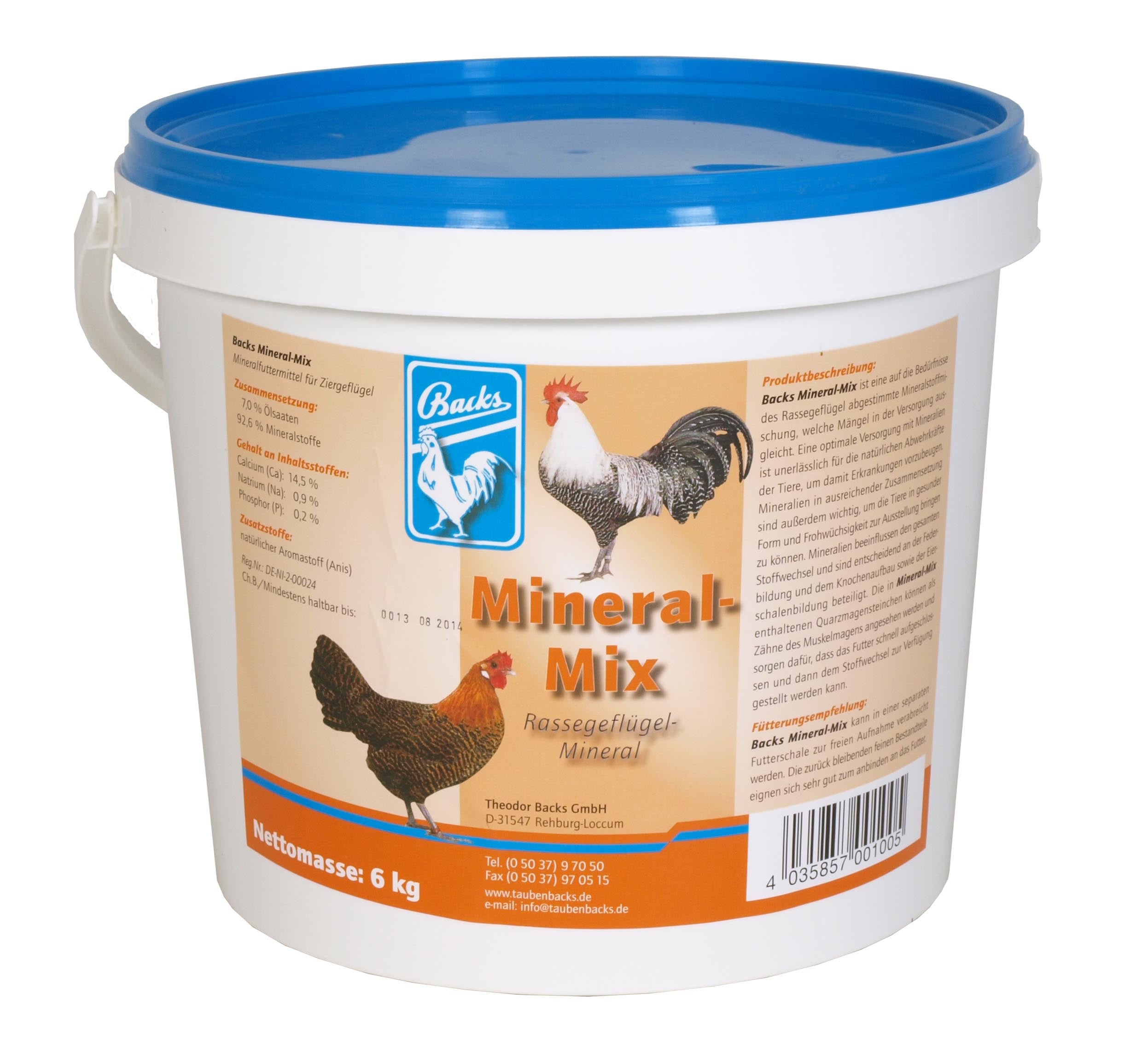 Backs Mineral-Mix for Poultry (6kg - 25kg)
