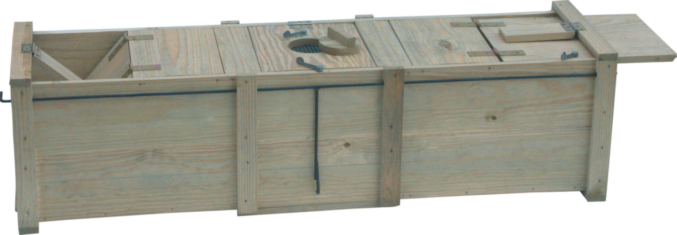 Cat-Trap, 120x30x32cm - also for catching Marten and Fox Kit