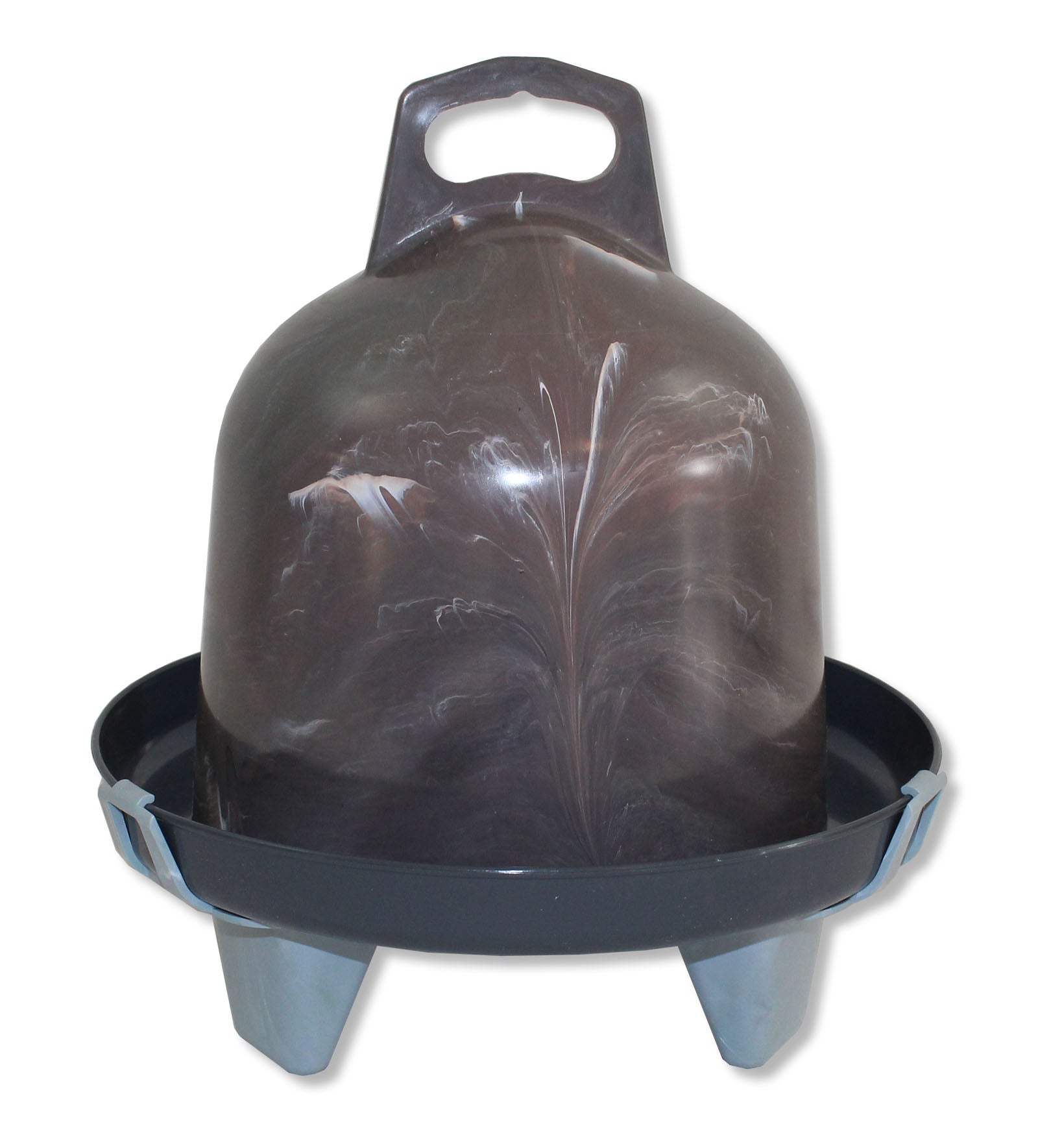 Recycling-Doppelzylinder-Tränke für Geflügel, optional mit Füßen (3l - 6l - 12l)