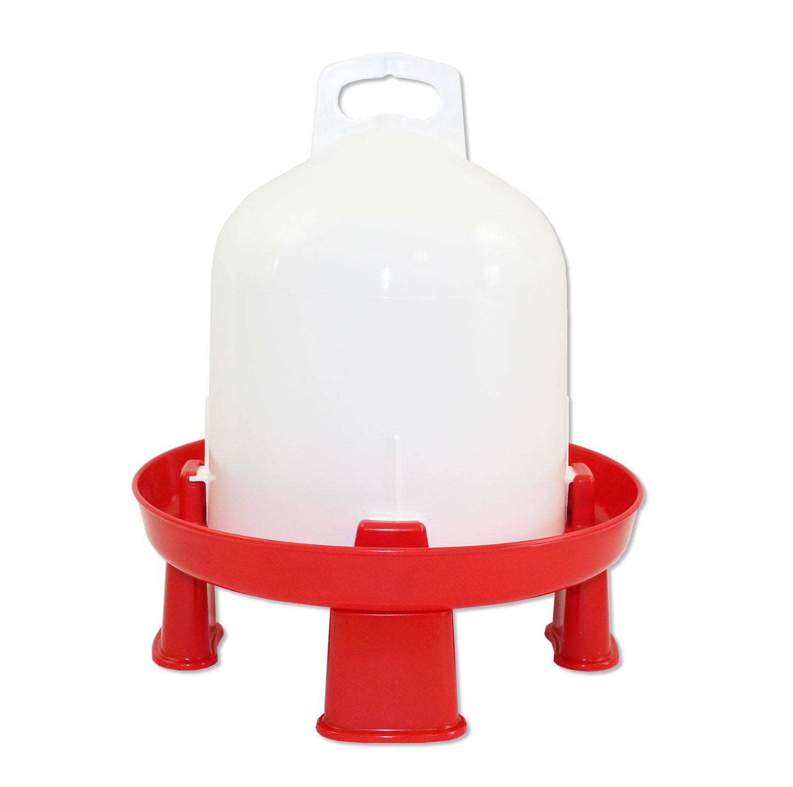 Doppelzylinder-Tränke für Geflügel, optional mit Füßen (6l - 7l - 10l - 12l)