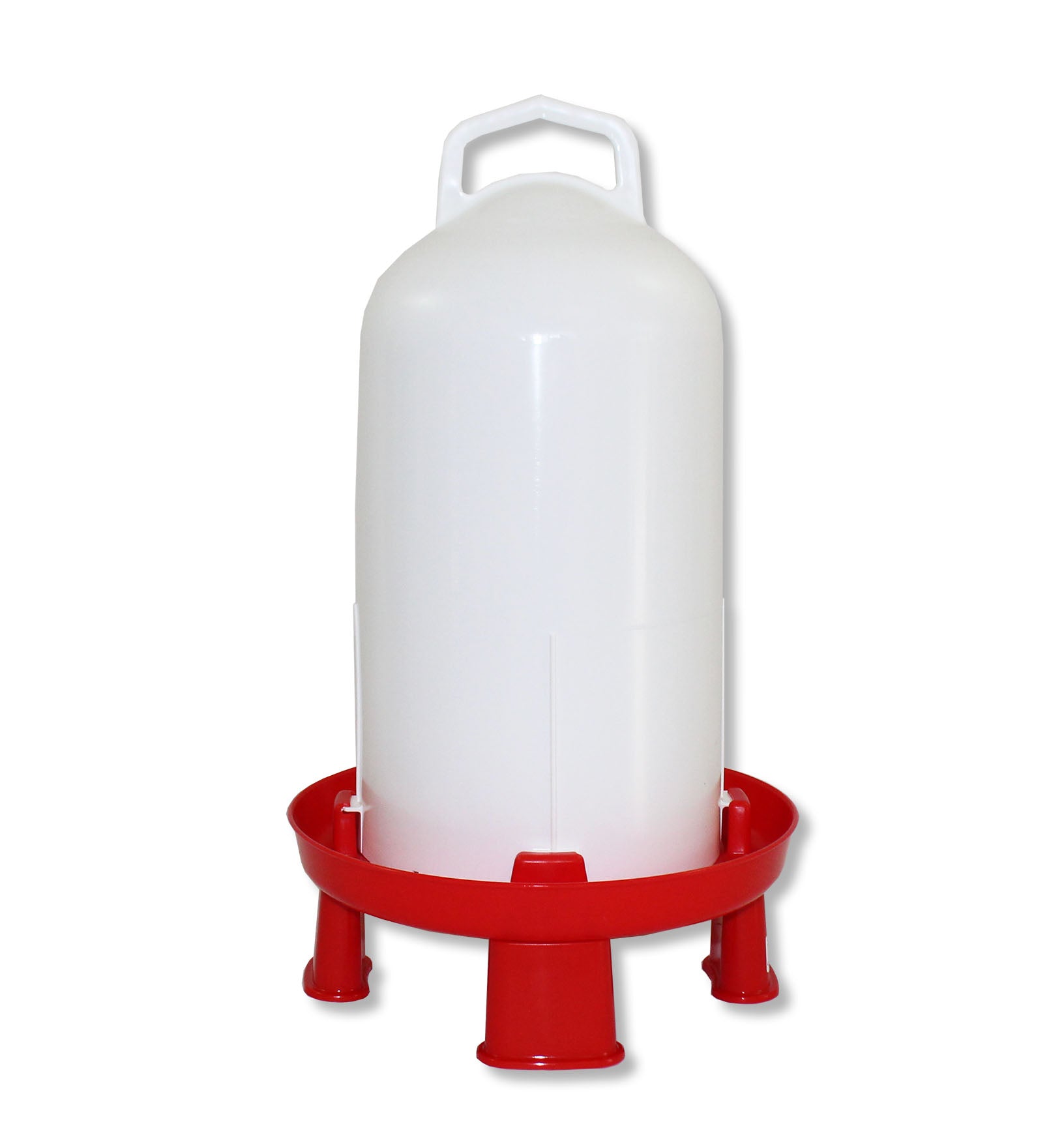 Doppelzylinder-Tränke für Geflügel, optional mit Füßen (6l - 7l - 10l - 12l)