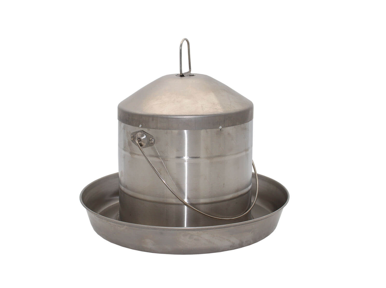 Poultry Drinker, stainless steel, V2A (2l - 4l - 8l - 12l)