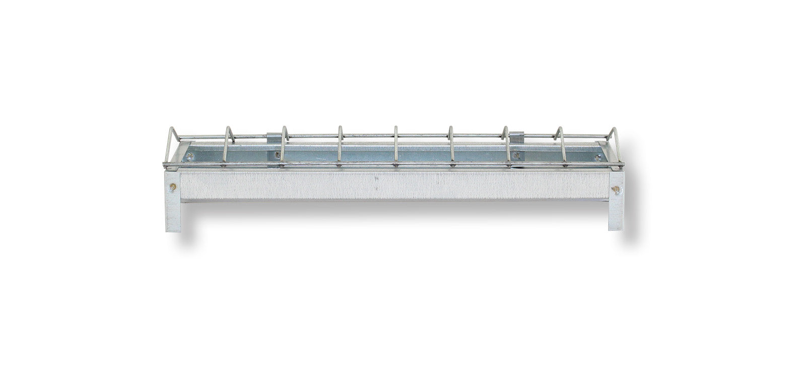 Kükenfuttertrog aus verzinktem Blech (30cm - 40cm - 50cm)
