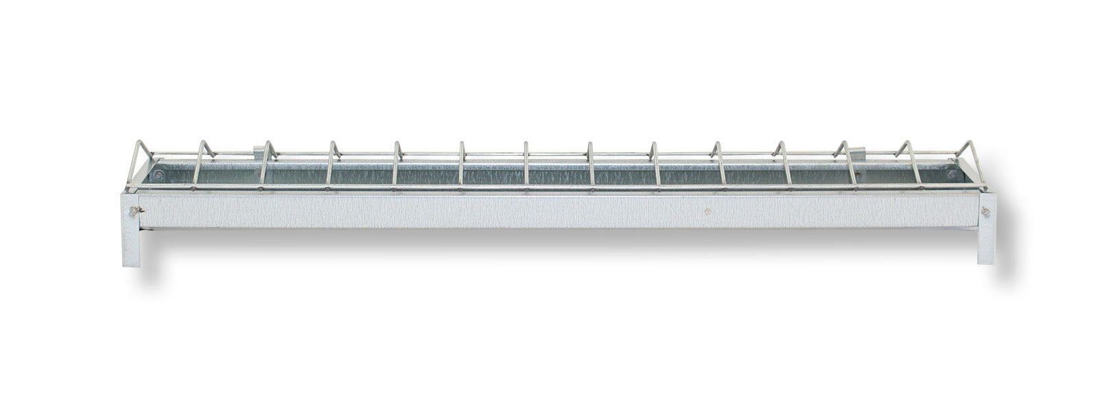 Chick-Trough, galvanised metal (30cm - 40cm - 50cm)