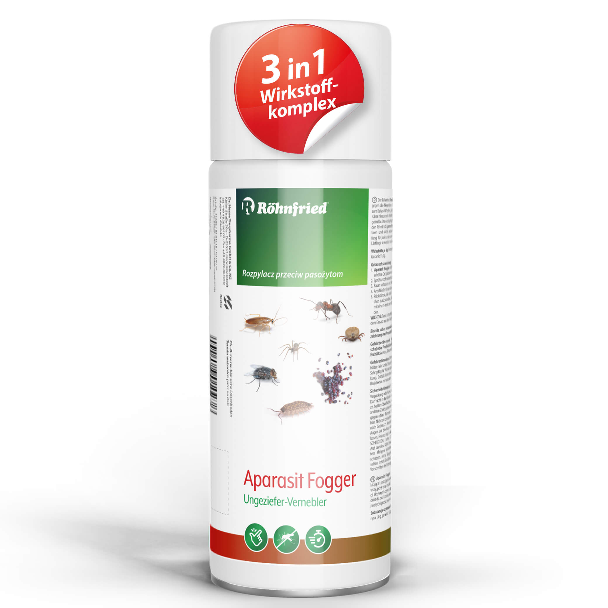 Aparasit Fogger - Ungeziefer-Vernebler (300ml)