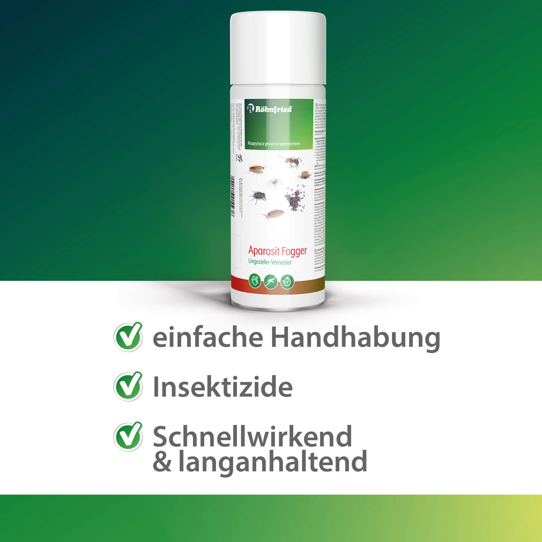 Aparasit Fogger - Ungeziefer-Vernebler (300ml)