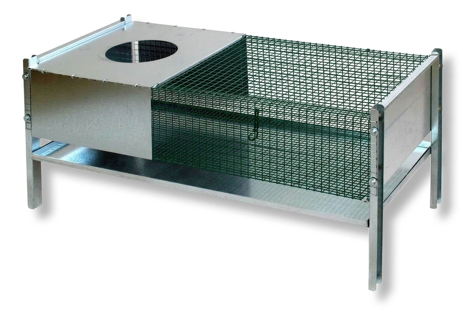 Kükenaufzuchtbox aus Metall