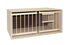 Taubenzelle mit 2 getrennten Holzgittern (77cm x 38cm x 40cm)