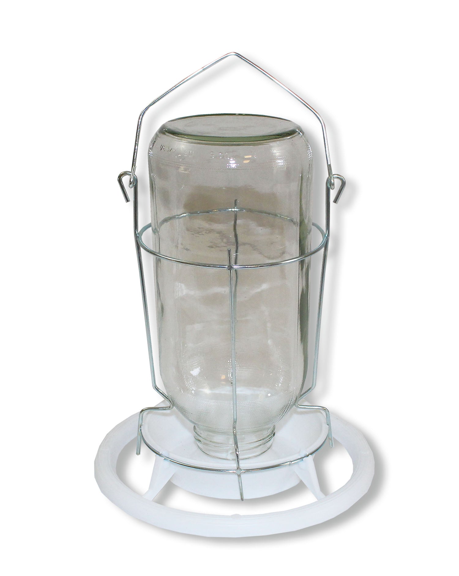 Bird-Drinker with Glass-Inlay