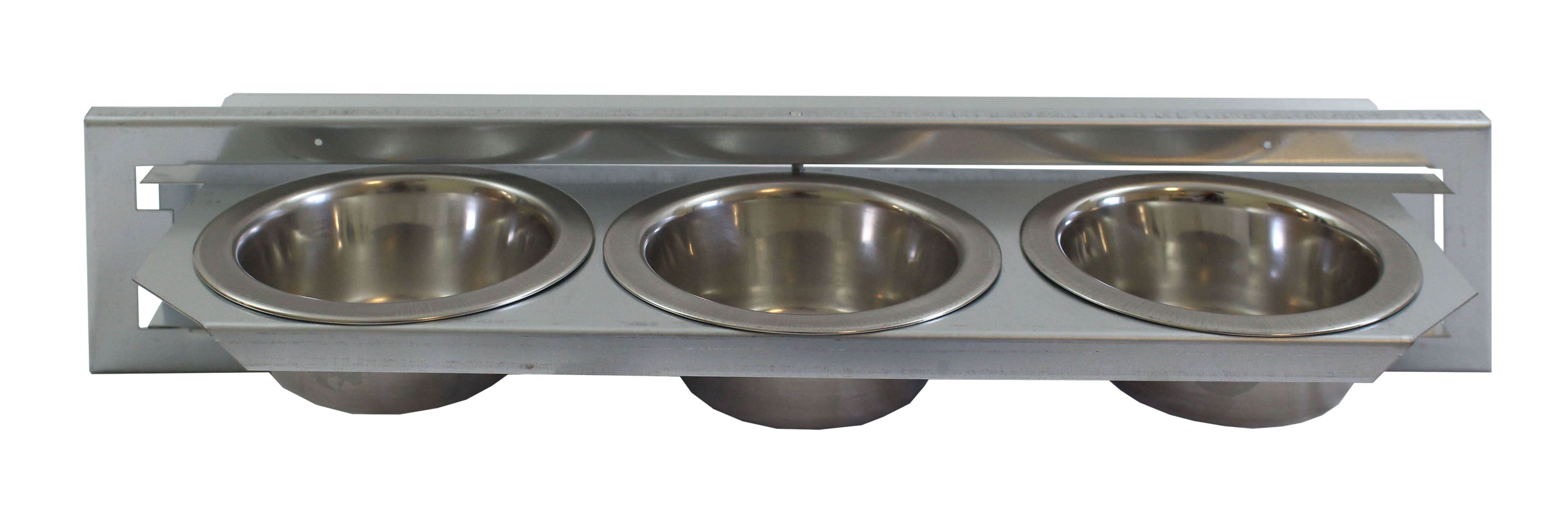 Turning-Plate for Feeding/Watering with 2-3 bowls