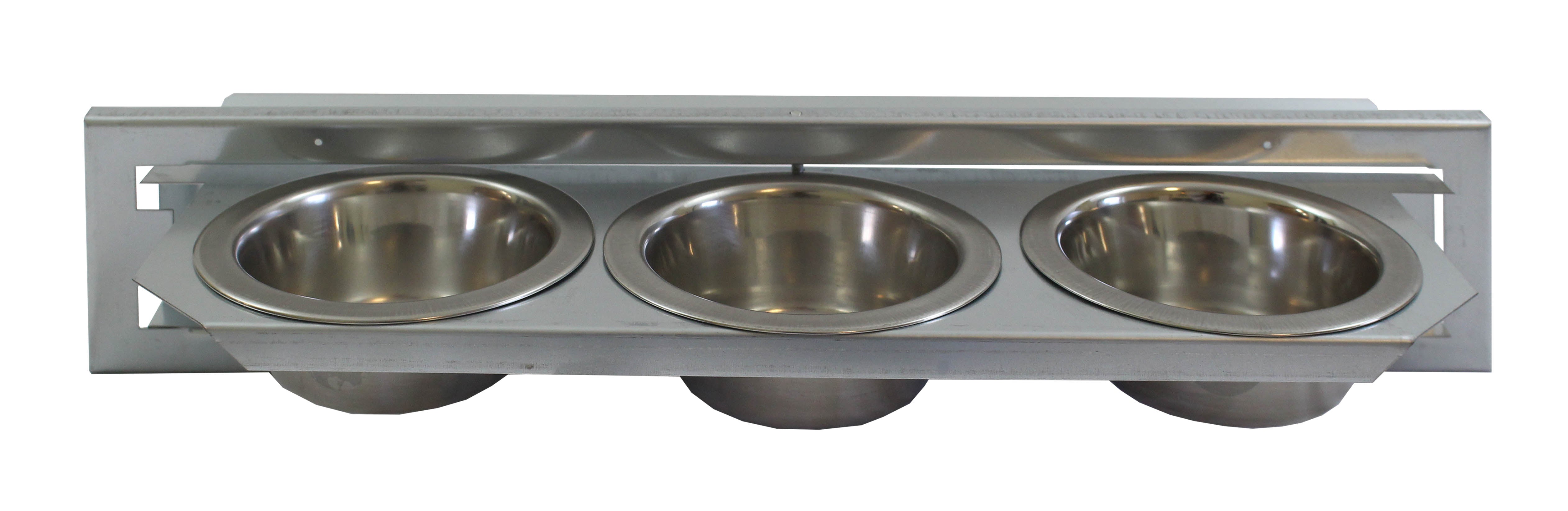 Turning-Plate for Feeding/Watering with 2-3 bowls