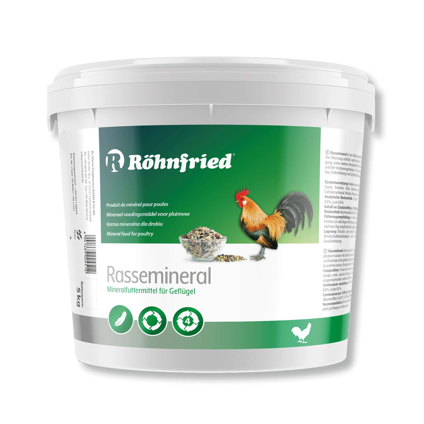 Röhnfried Rasse-Mineral für Geflügel (5kg)