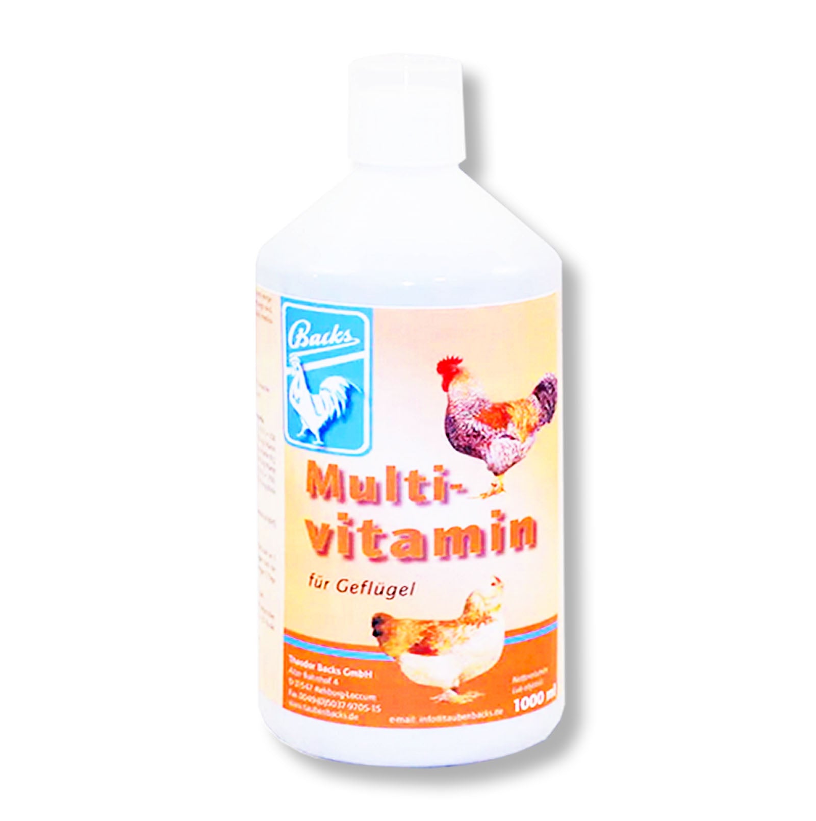 Backs Multivitamin for Poultry (0,25l - 0,5l - 1l)