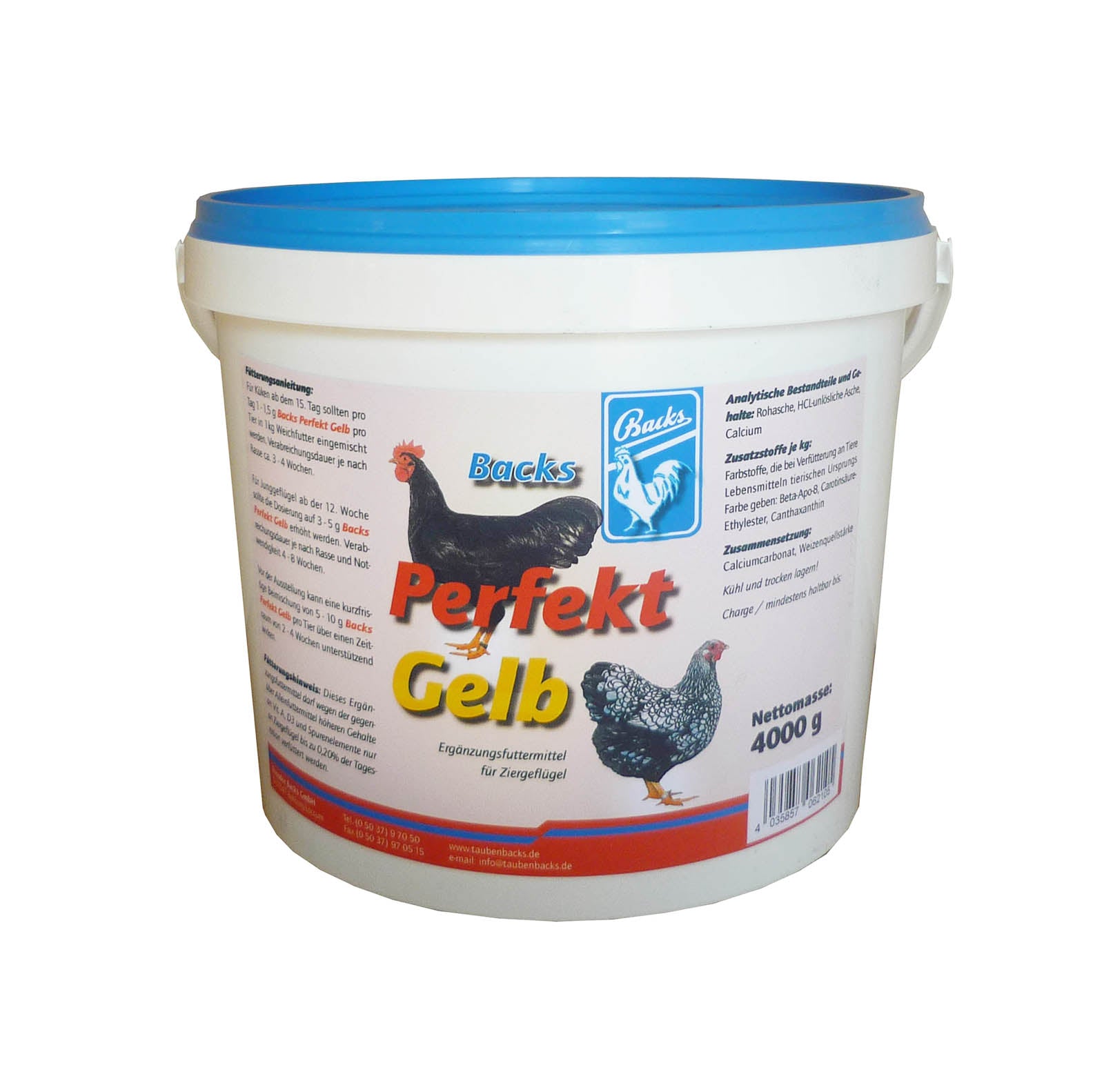 Backs "Perfekt-Gelb" ("Perfect Yellow") (5kg)