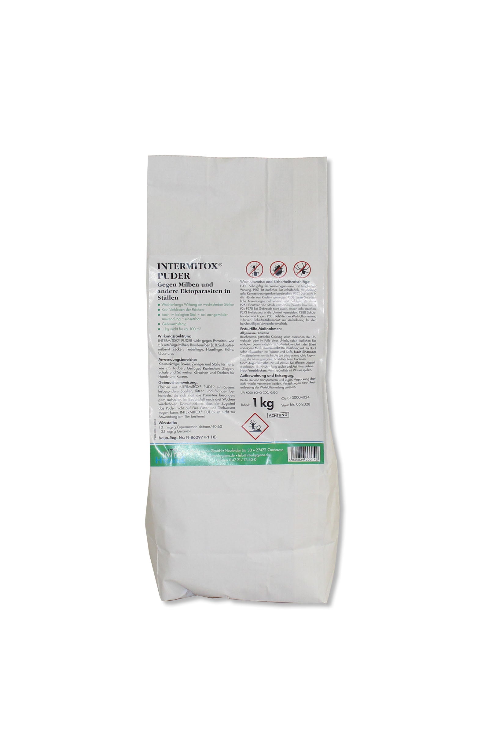 Intermitox Puder (0,5kg - 1kg) *INSEKTIZID* = nur tel. bestellbar