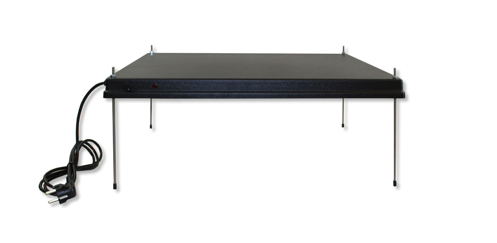HEKA-Wärmeplatte für 65-75 Küken, 51cm x 61cm - optional mit Thermostat ---BLACK EDITION---