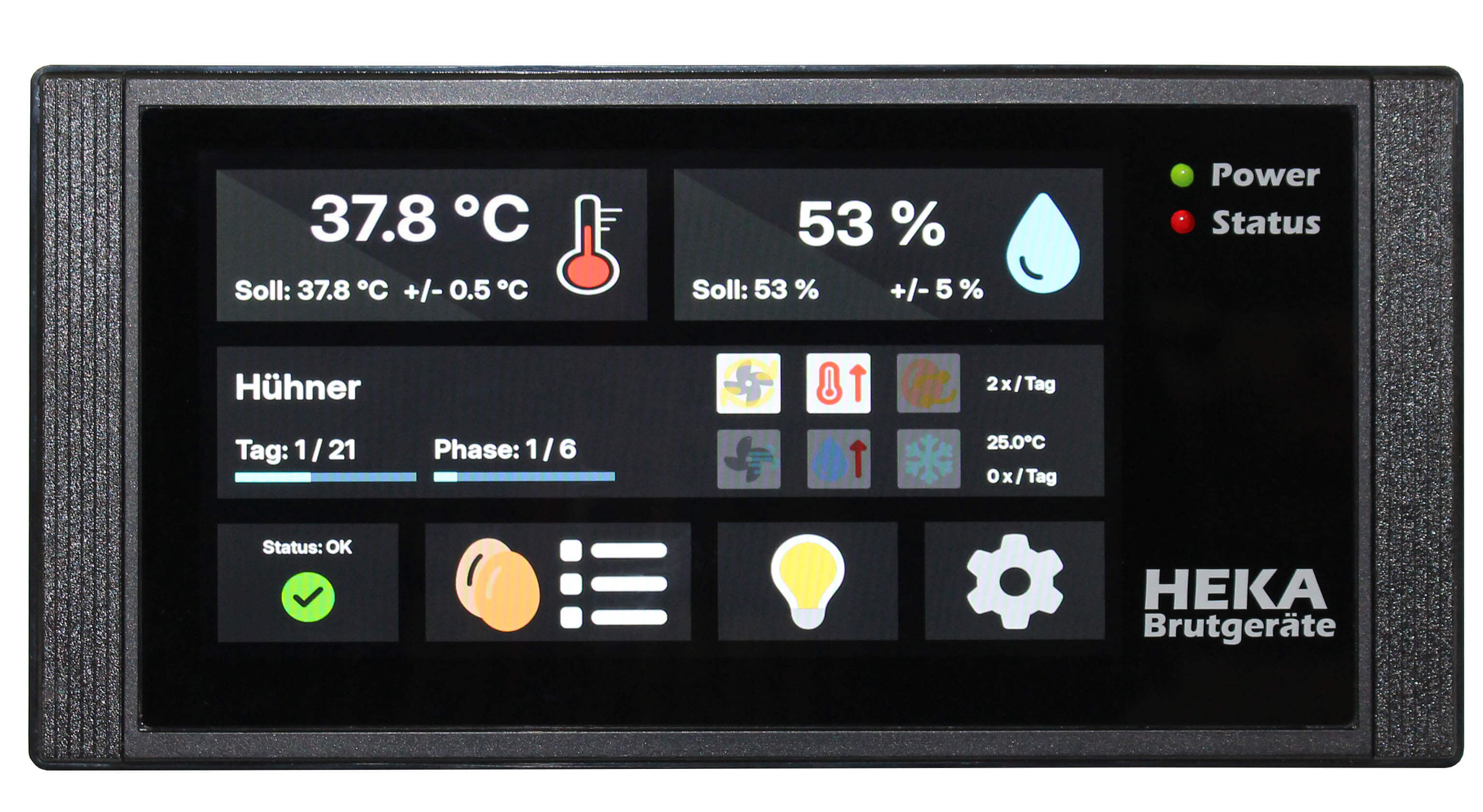 HEKA Favorit-Olymp 256 - for 288 hen-eggs