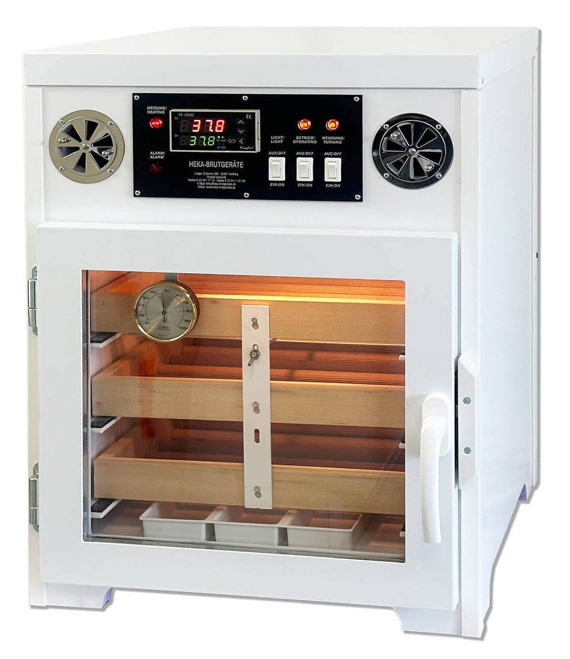 HEKA Turbo 126 - für 144 Hühnereier