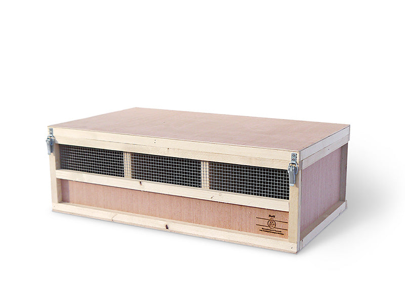 Carrier Boxes for Poultry - for Shows - 25cm high - 2-8 Compartments