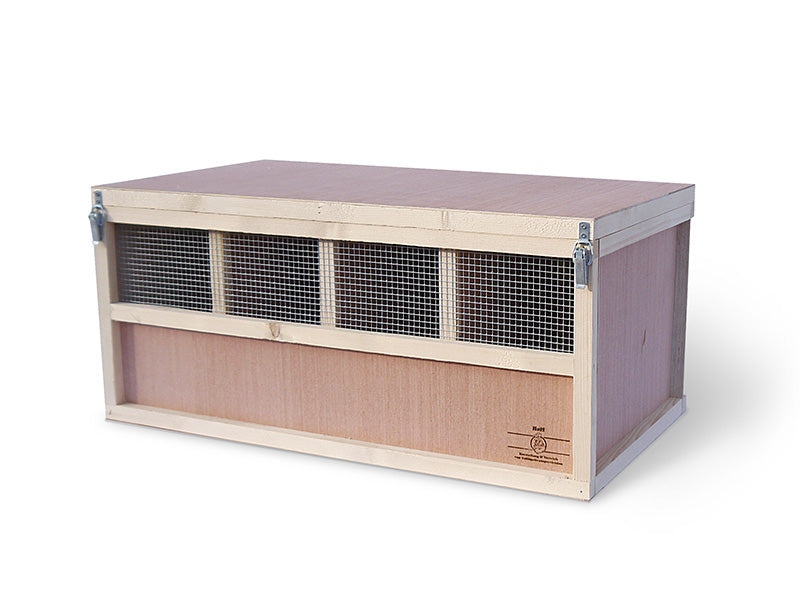 Carrier Boxes for Poultry - for Shows - 34cm high - 2-8 Compartments