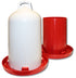 Double Cylinder Drinker for Poultry, optional with Feet (6l - 7l - 10l - 12l)