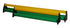 Tröge mit Abwehrrolle, aus Kunststoff, FS-Qualität (3 Größen - 4 Längen)