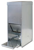 Geflügelfutterautomat aus Metall, mit automatischer Trittauslösung (10kg - 25kg)