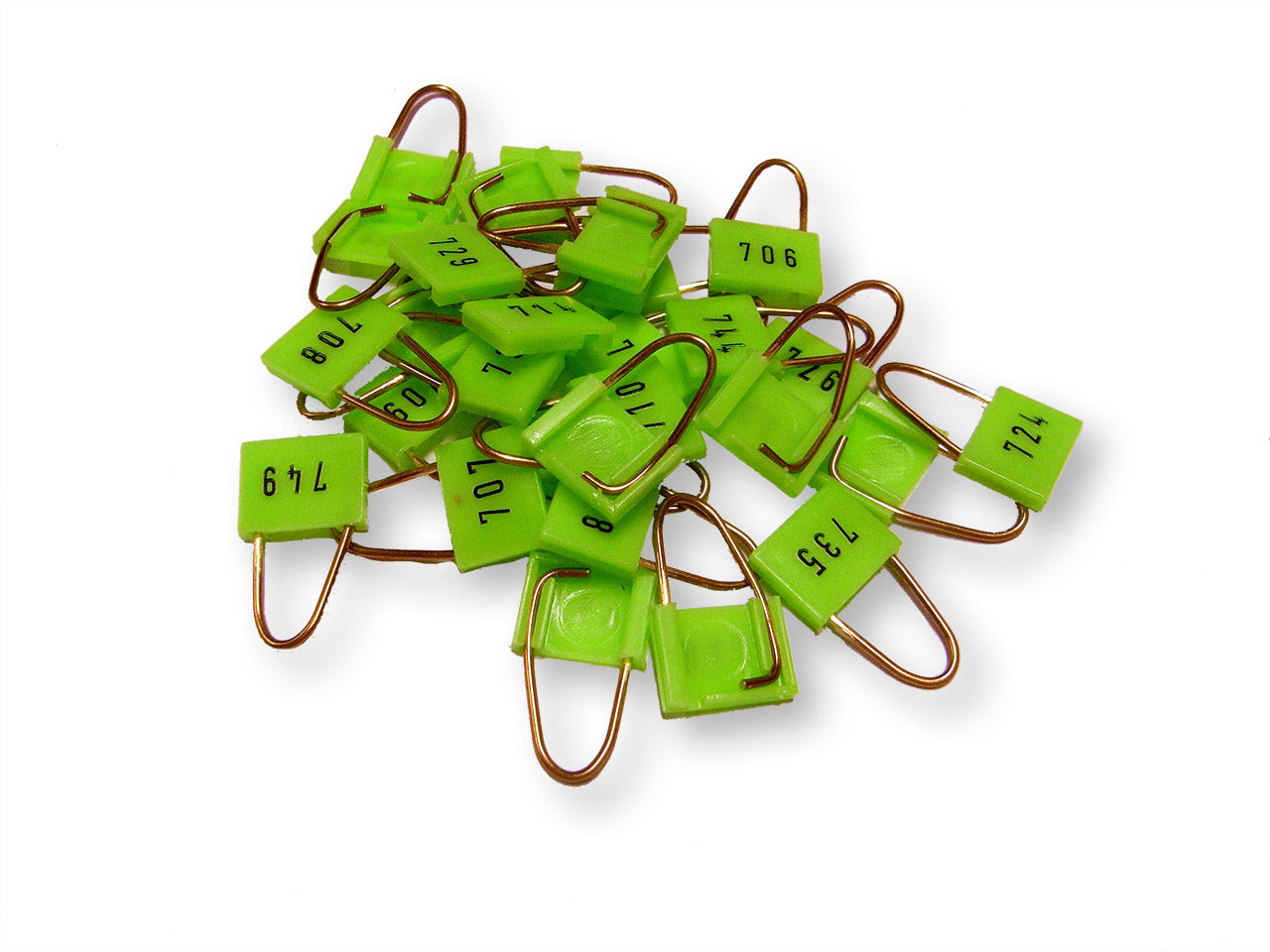 Chicks-Tags "RISTA", made of plastic, 50pc, with Numbers