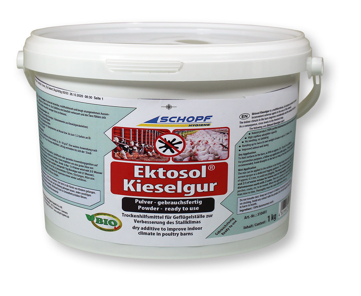 Schopf Ektosol Kieselguhr (1kg - 10kg)