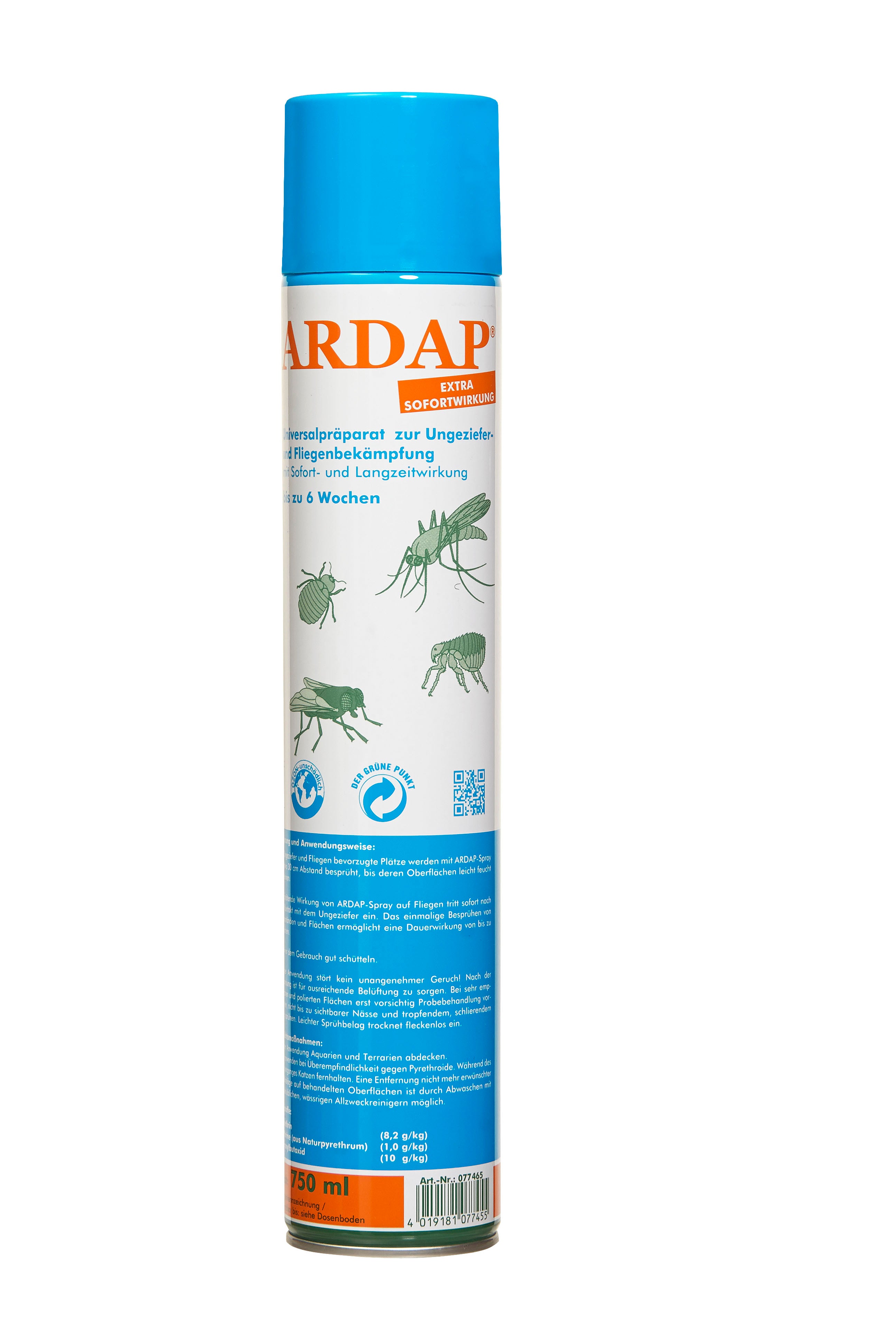 Ardap Spray against Vermin (750ml)