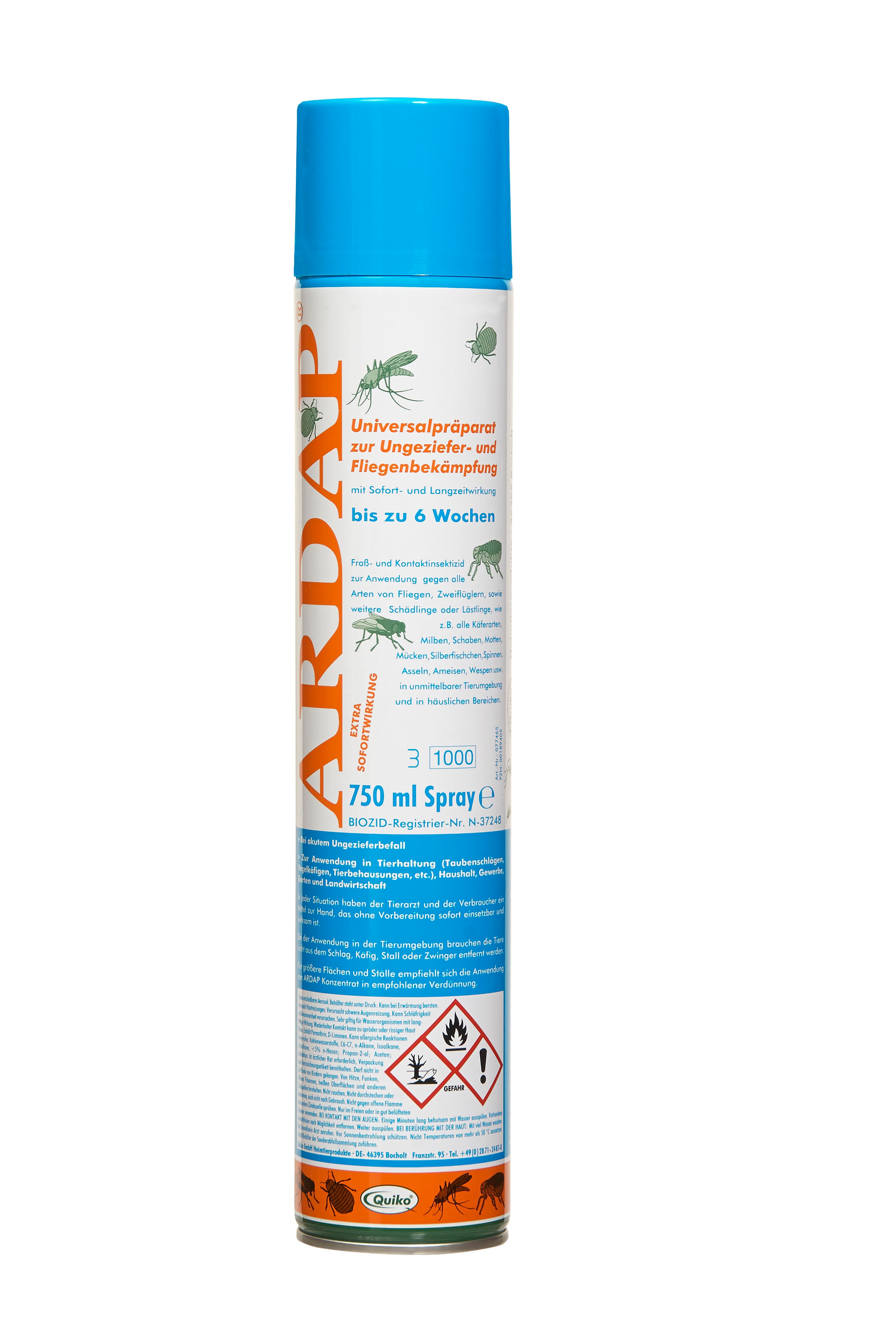 Ardap Spray against Vermin (750ml)