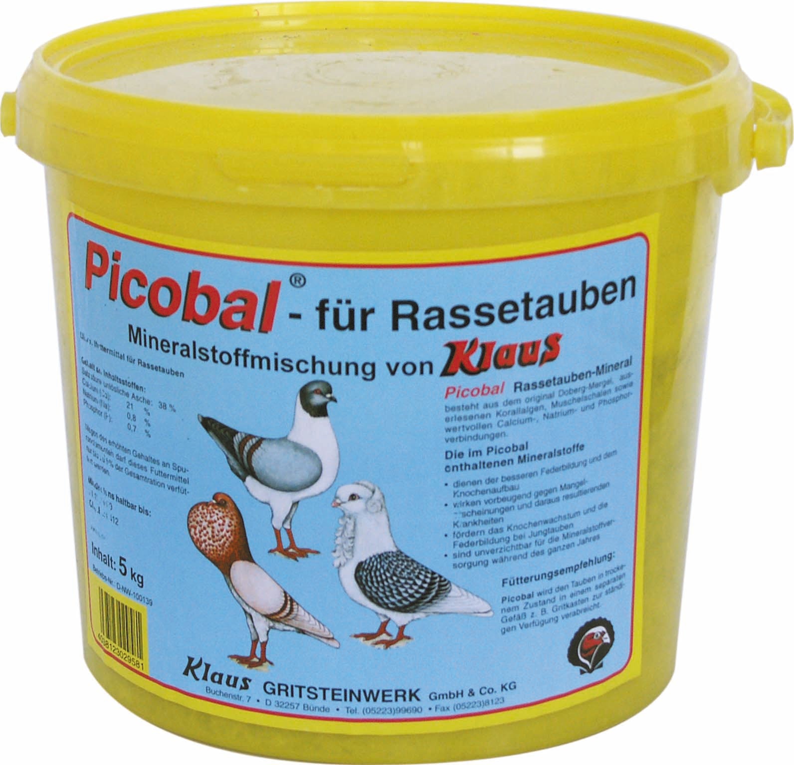Klaus Picobal for Pigeons (5kg)