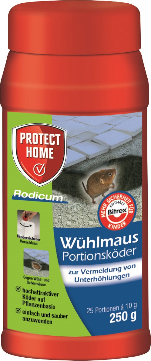 Protect Home Wühlmaus Portionsköder Rodicum (250g)