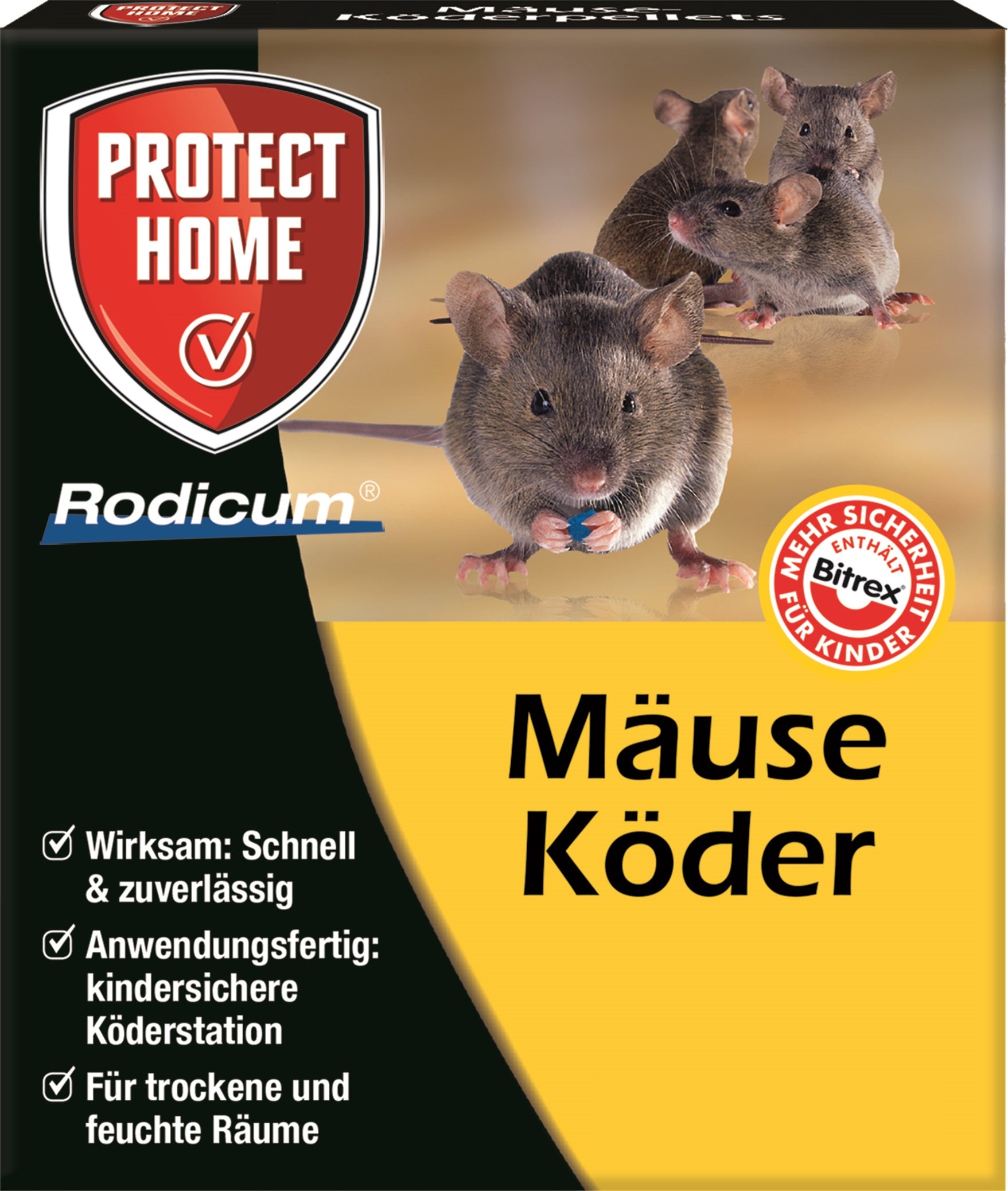 Protect Home Mice-Bait Rodicum - Bait-Box