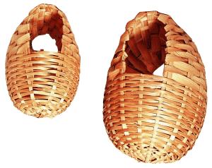 Nest for exotic Birds, rattan