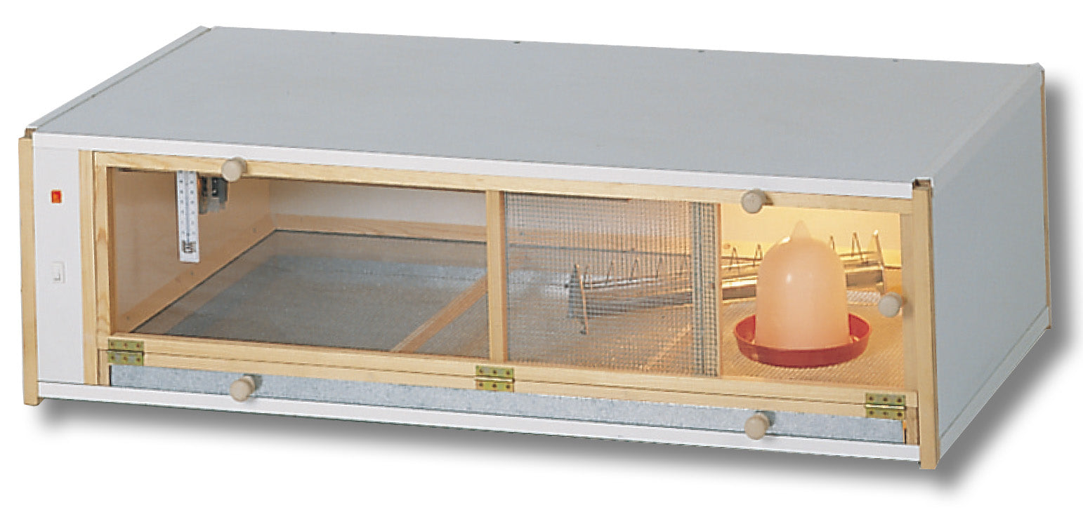 Wooden Brooder Box for up to 60-70 chicks, 102x50x34cm – HEKA-Brutgeräte