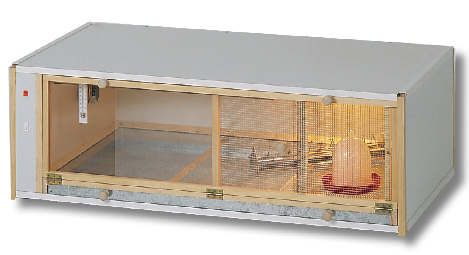 Wooden Brooder Box for up to 80-90 chicks, 122x60x39cm