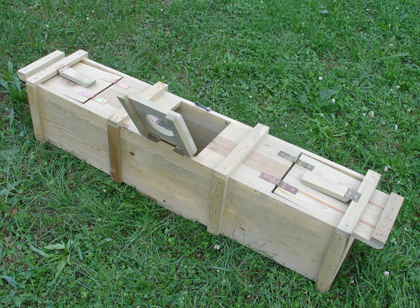 Cat-Trap, 120x30x32cm - also for catching Marten and Fox Kit –  HEKA-Brutgeräte